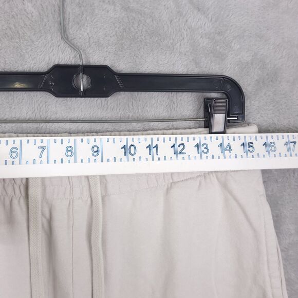 Talentless Sweatpants Jogger Mens Off White Size M Elastic Waist Drawstring - Picture 4 of 13